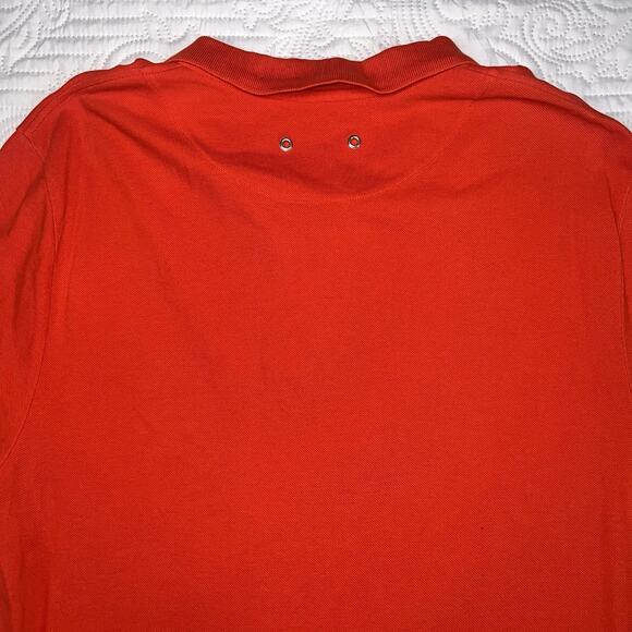 VILEBREQUIN Polo Shirt Men’s Size L Orange Short Sleeve Logo Preppy Athletic - Picture 14 of 16
